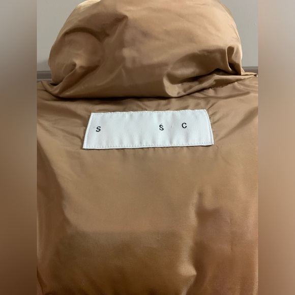 Shoreditch Ski Club Laurel Quilted Puffer Jacket Caramel/Brown Size Small NWT - Picture 12 of 14